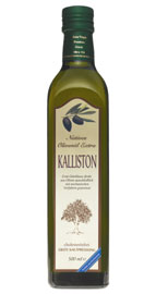 a bottle of Hermes - Dimarakis Kalliston olive oil
