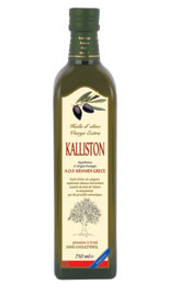 a bottle of Hermes - Dimarakis Kalliston olive oil