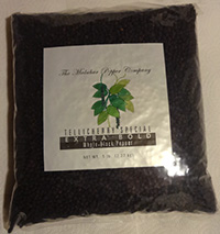 a 5 lb bag of Tellicherry Garbled Special Extra Bold Grade pepper