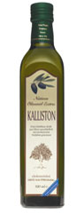 a bottle of Kalliston olive oil